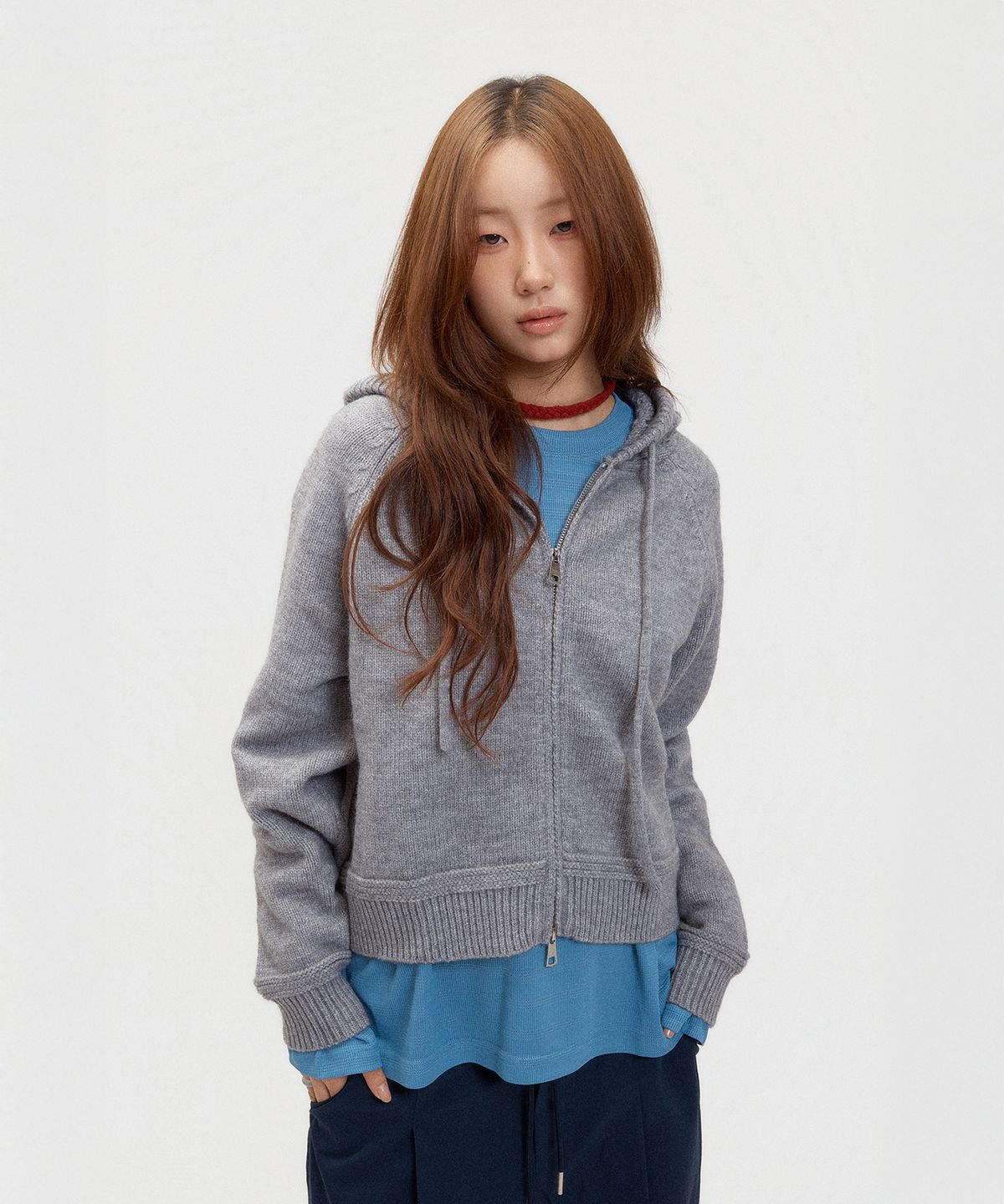 사일라스(SAILAS) N01 Hood Knit_GR