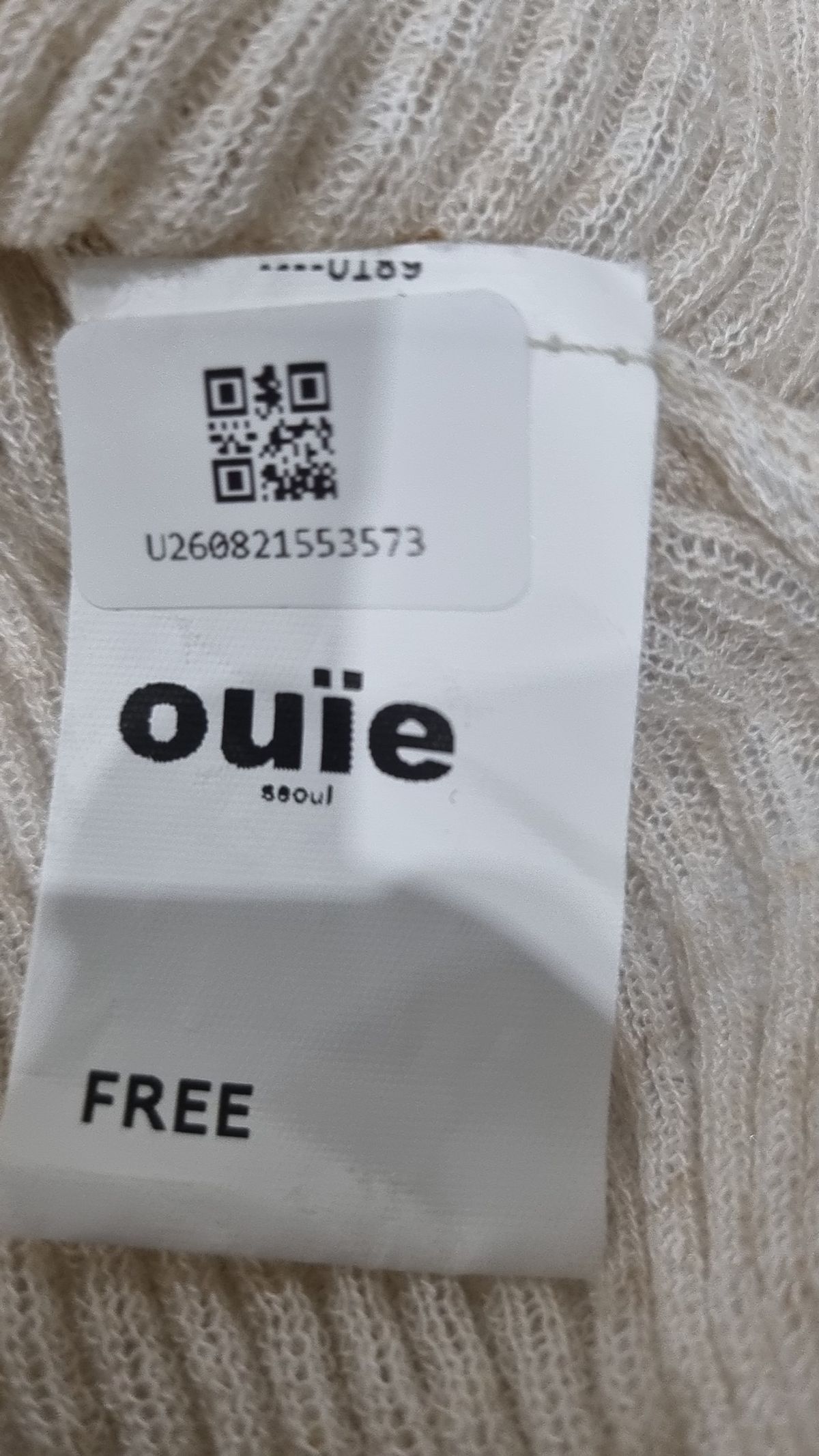 우이(ouie) 니트/스웨터 FREE