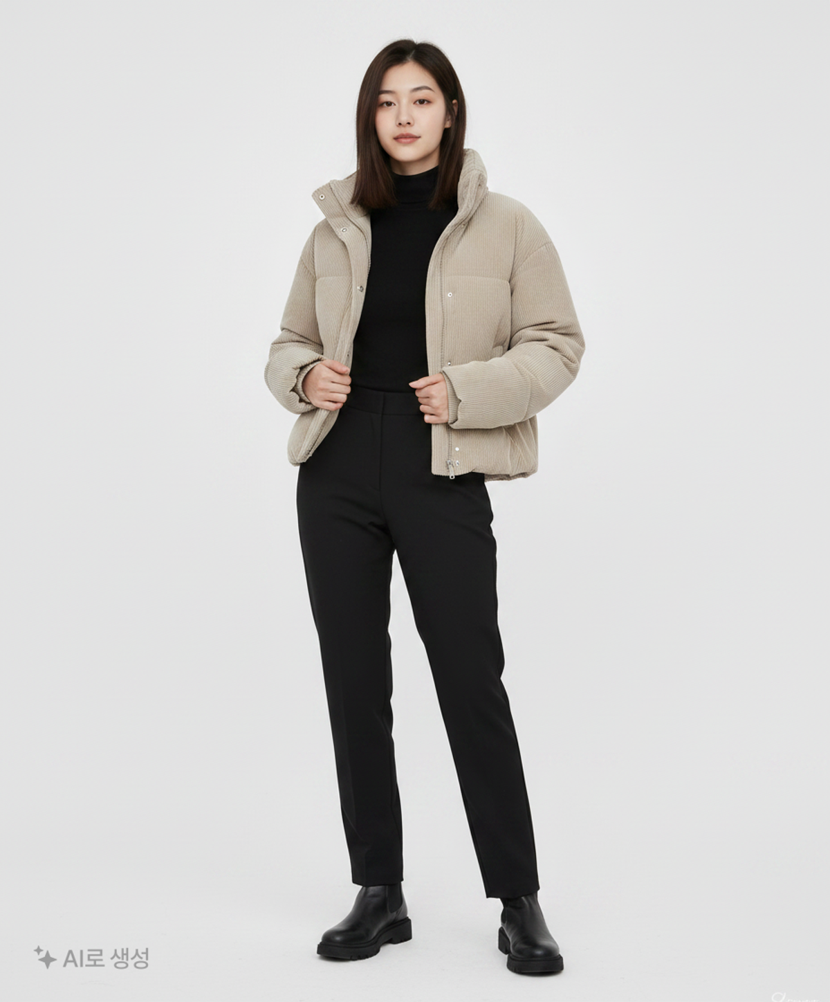 스파오(SPAO) 숏 패딩/숏 헤비 아우터 S
