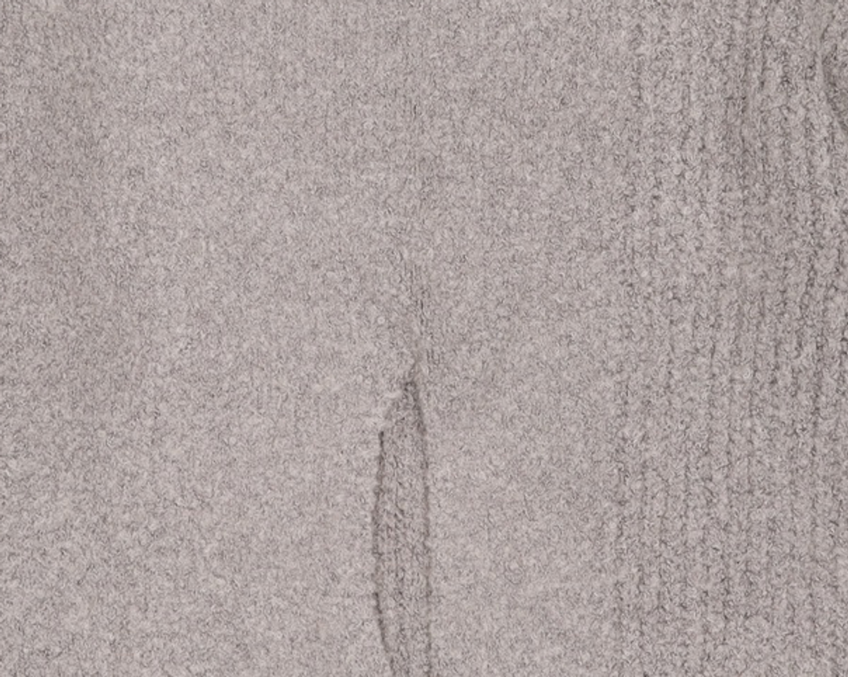 트리밍버드(TREEMINGBIRD) Sleeve Slit Boat Neck Knit [ Ivory ] 002