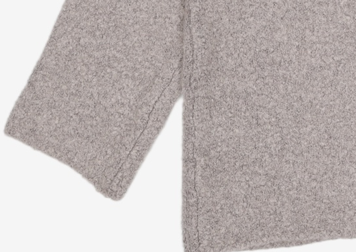 트리밍버드(TREEMINGBIRD) Sleeve Slit Boat Neck Knit [ Ivory ] 002