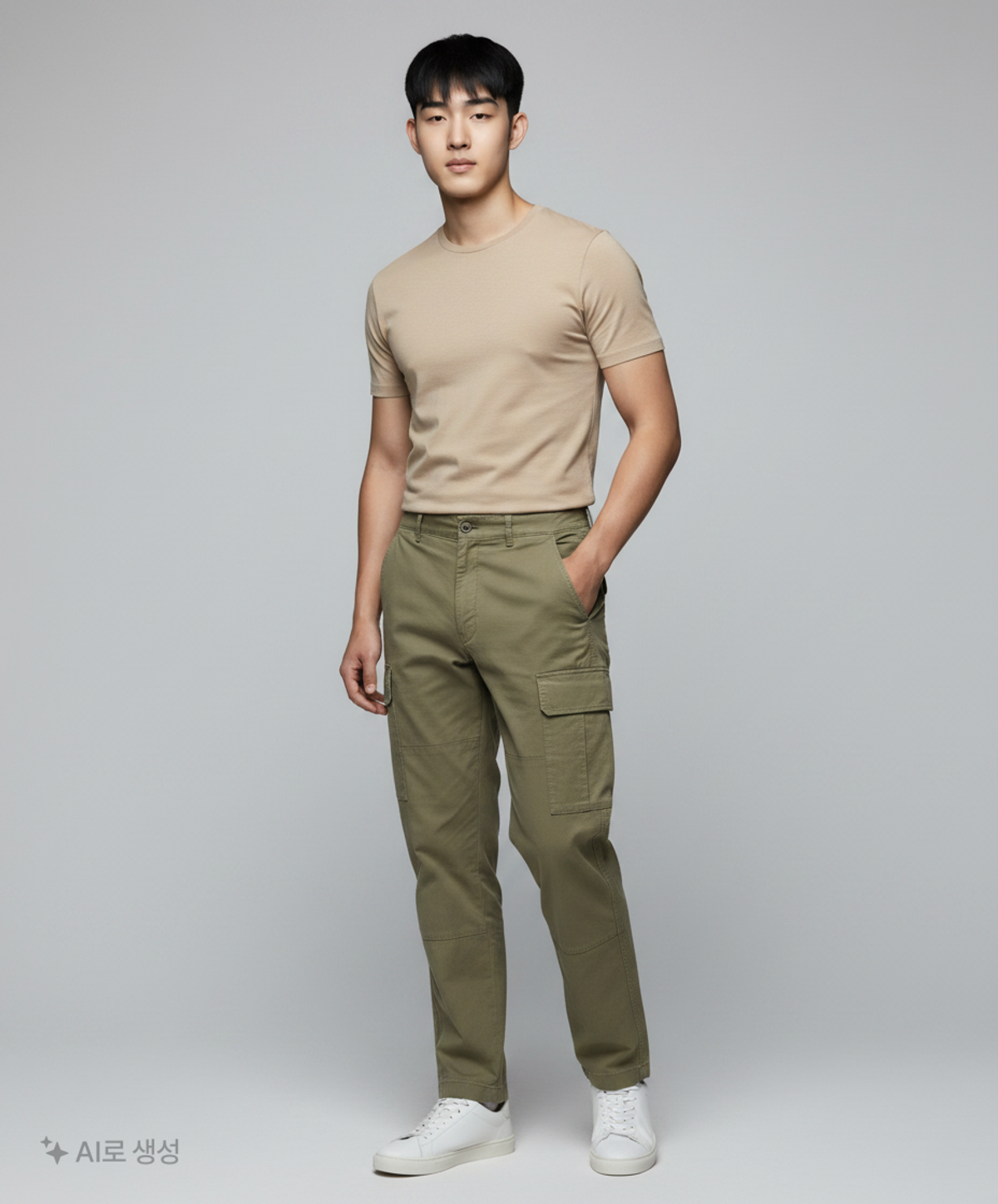 유니클로(UNIQLO) 코튼 팬츠 L