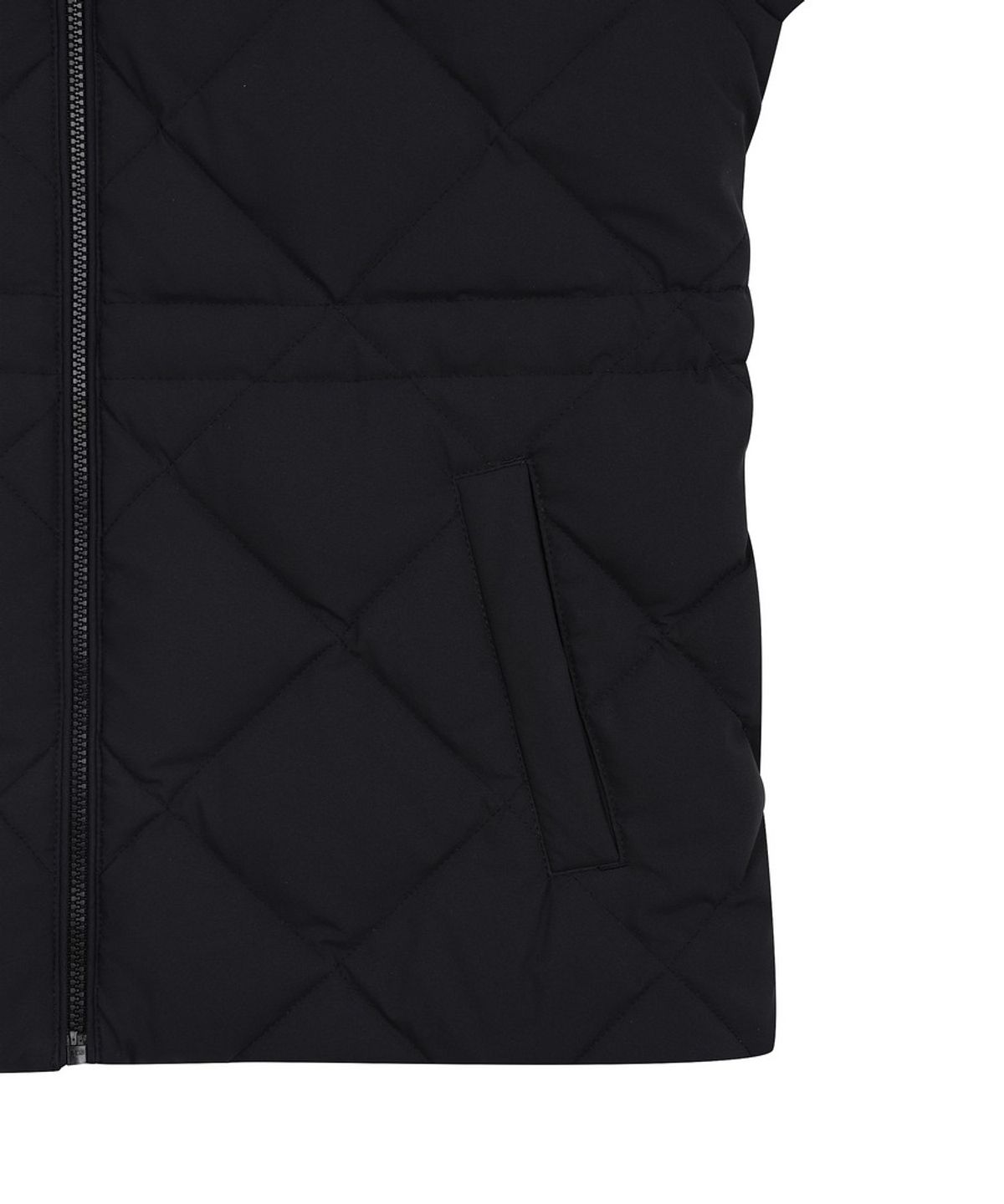 디스커버리 키즈(DISCOVERY KIDS) 여아 헤이븐 퍼카라 다운 경량미드패딩 (BLACK)