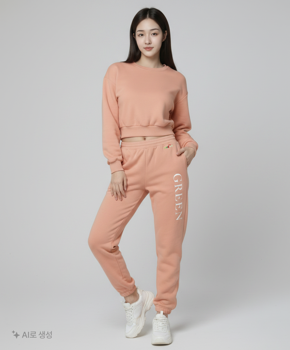 디아도라(diadora) 그린페스타 기모 조거팬츠 PINK 95