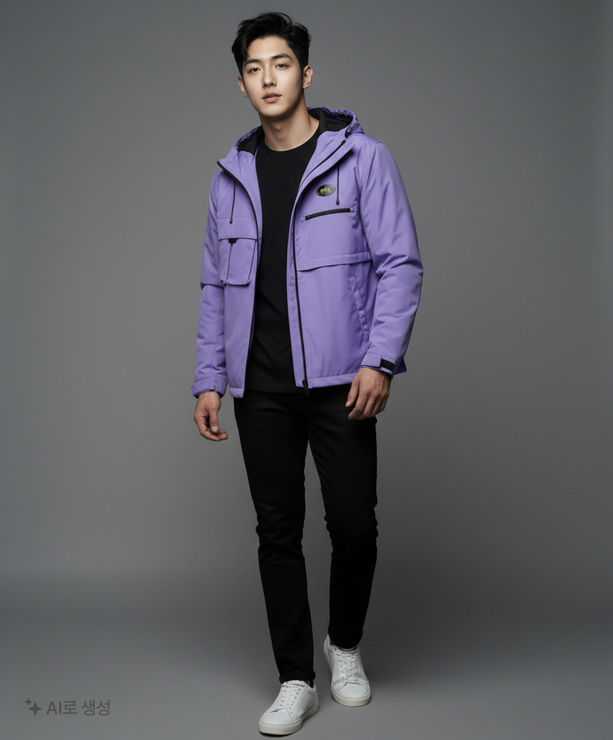 엔에프엘(NFL) F211MJK032 퍼블릭 유틸 자켓 PURPLE M