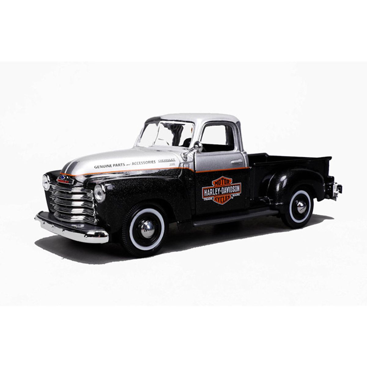 할리데이비슨(HARLEY-DAVIDSON) 1950 쉐보레 3100 픽업트럭 + 1948 FL 팬헤드 미니어처 세트
