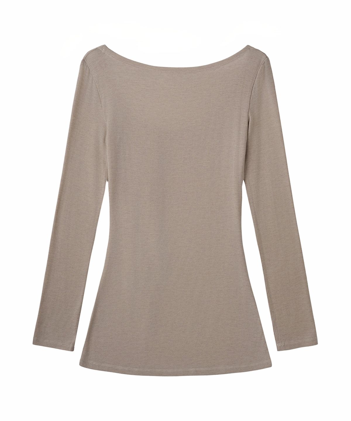 필세(PHILCE) Rosette Sheer Long Sleeve, Beige
