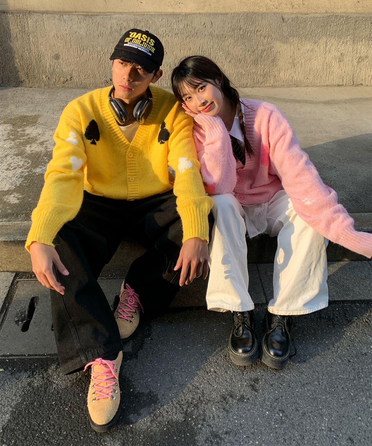 스팁(STEEPC) Trump*Cardigan_yellow