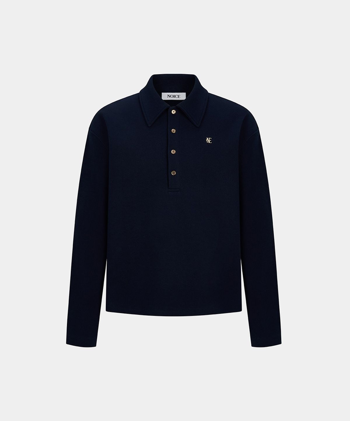노이스(NOICE) PIQUE LOGO POLO SHIRT - DARK NAVY