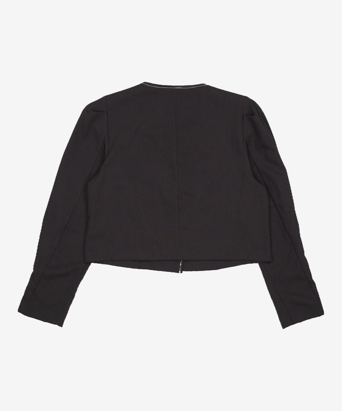 미쏘(MIXXO) 스티치 스퀘어넥 블라우스_MIWBLD901B M