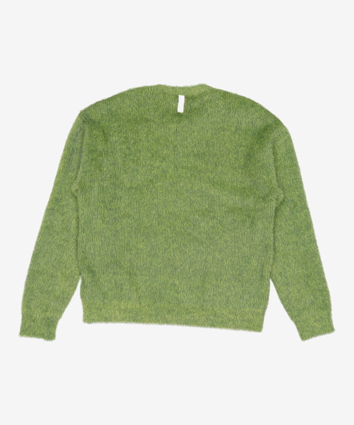 노매뉴얼(NOMANUAL) CROPPED HAIRY KNIT - GRASS GREEN M