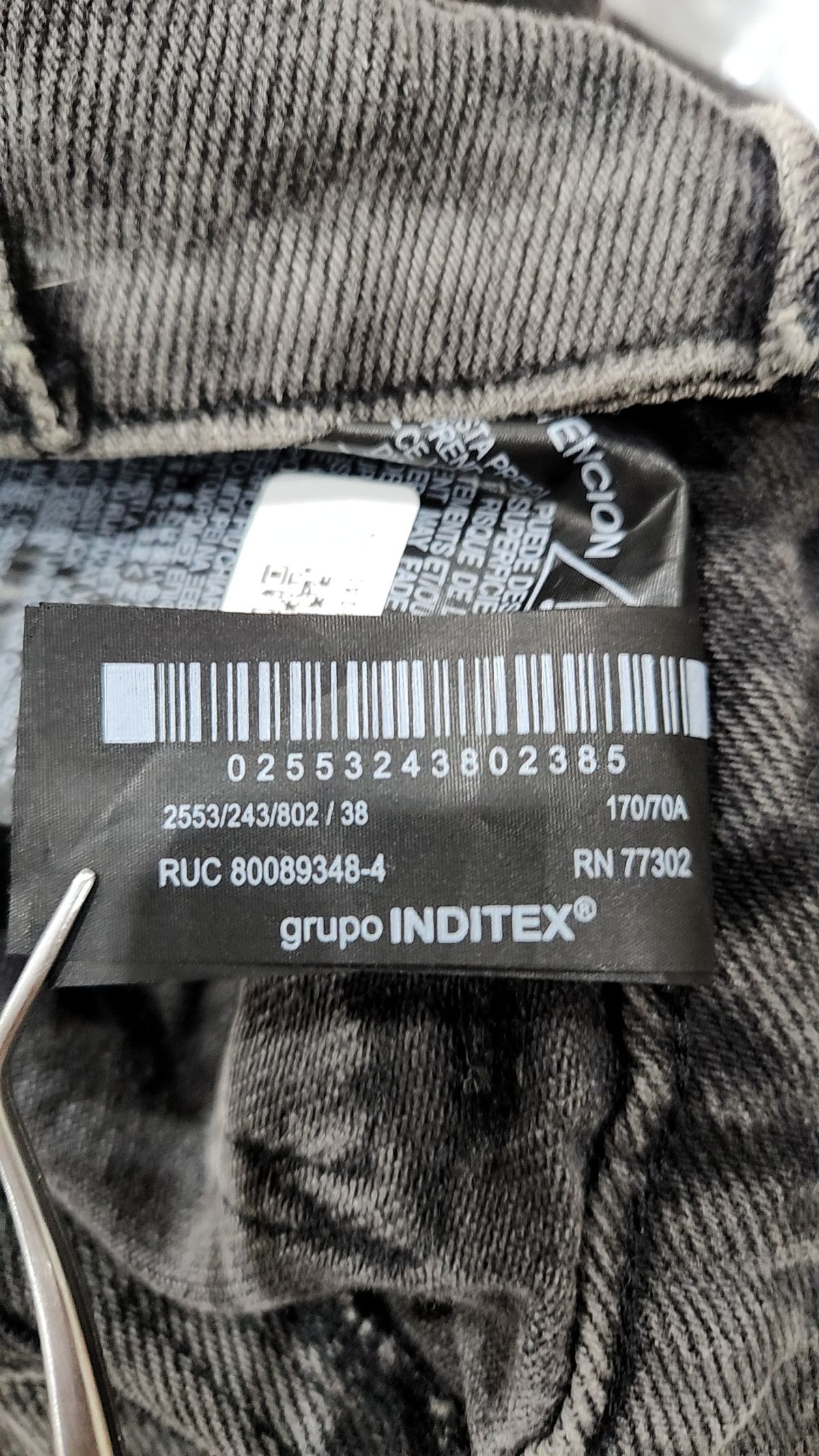 자라(ZARA) 청/데님 팬츠 38