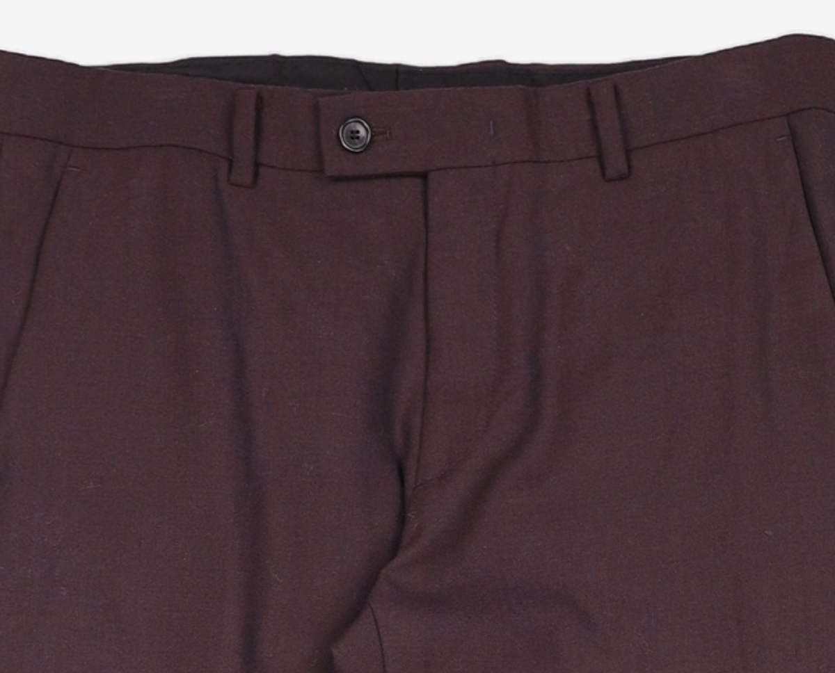 커스텀멜로우(CUSTOMELLOW) purple twill texture suit pants_CWFCW21891PPX 82