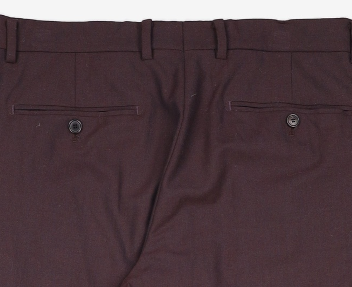 커스텀멜로우(CUSTOMELLOW) purple twill texture suit pants_CWFCW21891PPX 82
