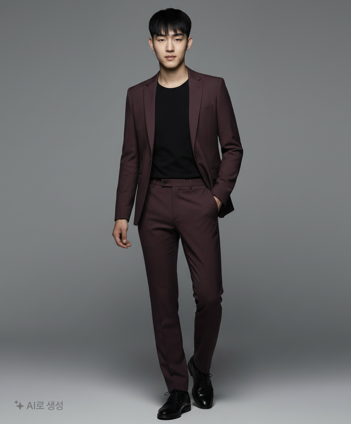 커스텀멜로우(CUSTOMELLOW) purple twill texture suit pants_CWFCW21891PPX 82