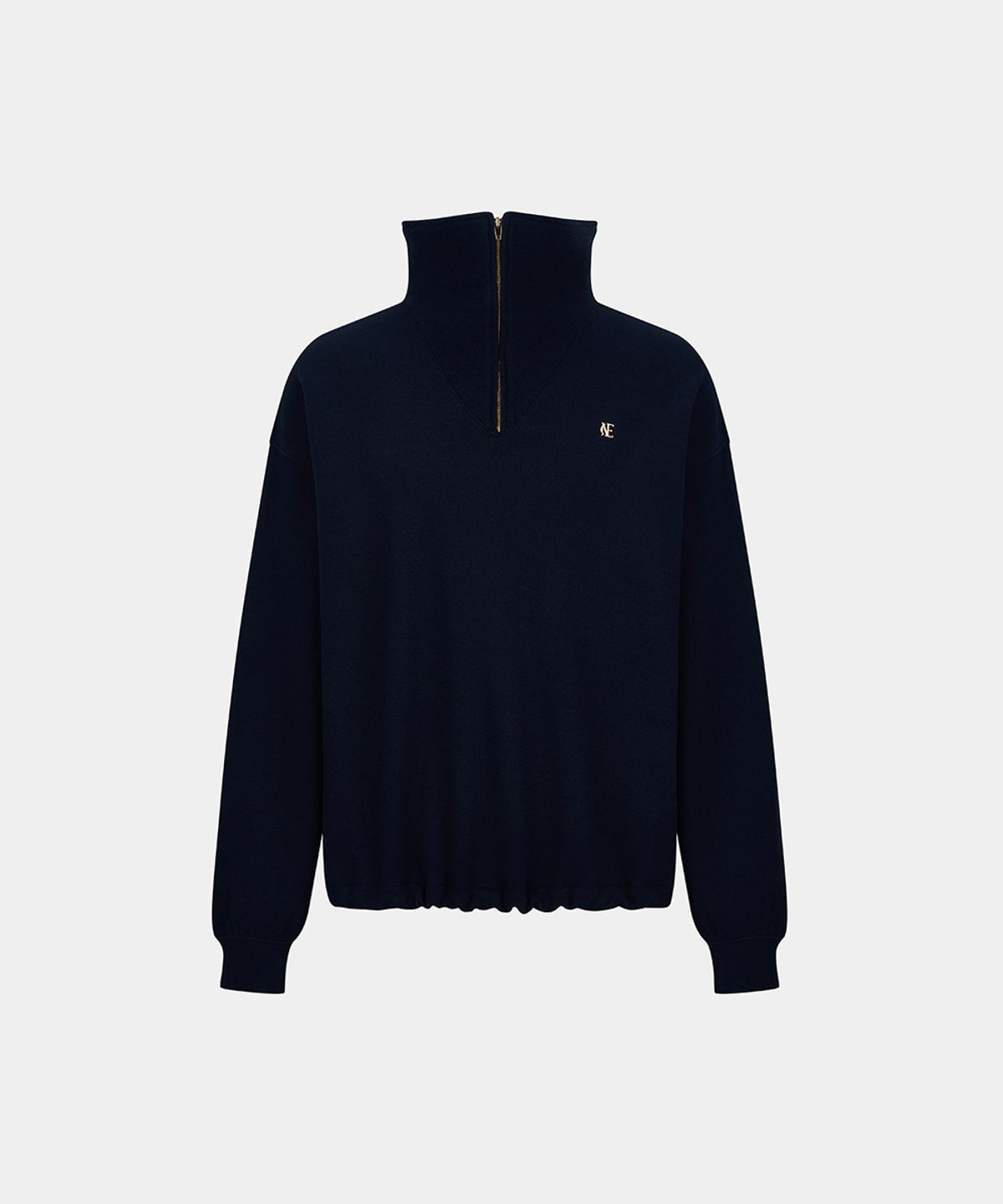 노이스(NOICE) PIQUE HALF-ZIP PULLOVER - DARK NAVY