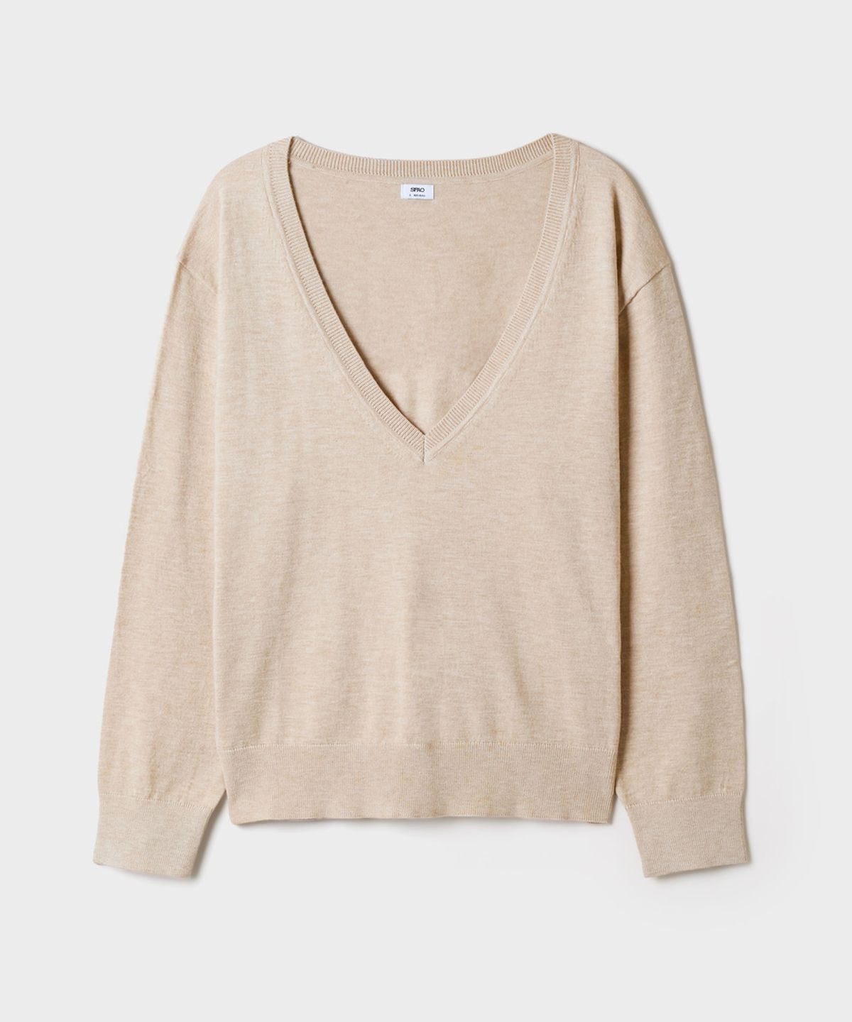 스파오(SPAO) [소프트얀] 딥 브이넥 니트_SPKWG49G01