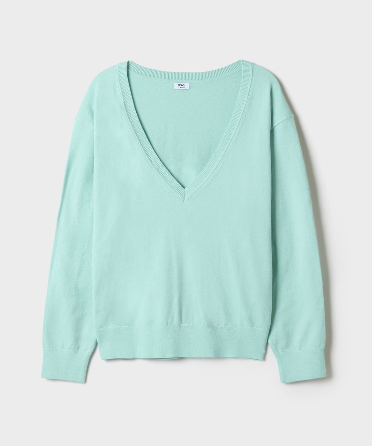 스파오(SPAO) [소프트얀] 딥 브이넥 니트_SPKWG49G01