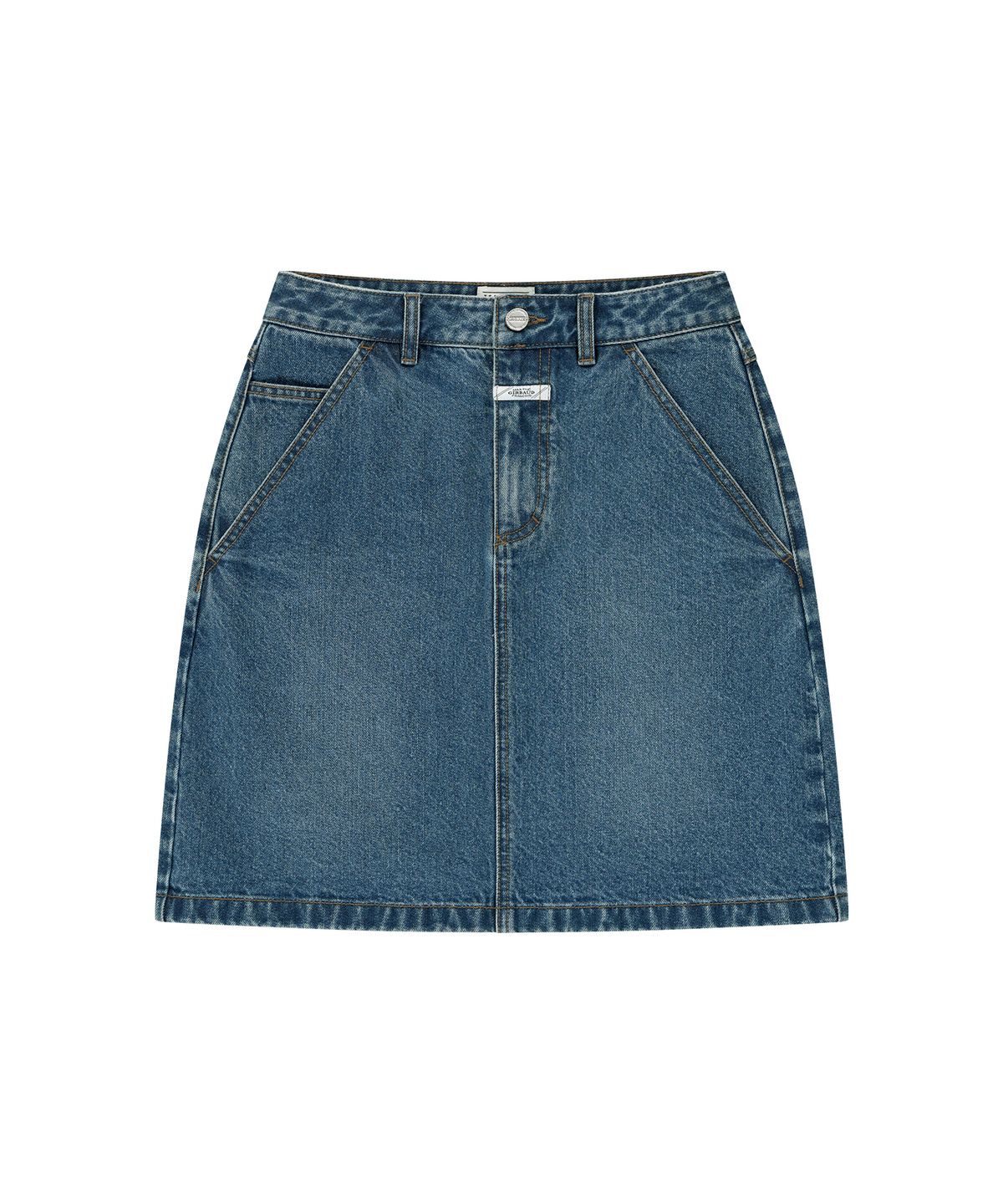 마리떼 프랑소와 저버(MARITHÉ + FRANҪOIS GIRBAUD) W H-LINE DENIM SKIRT blue