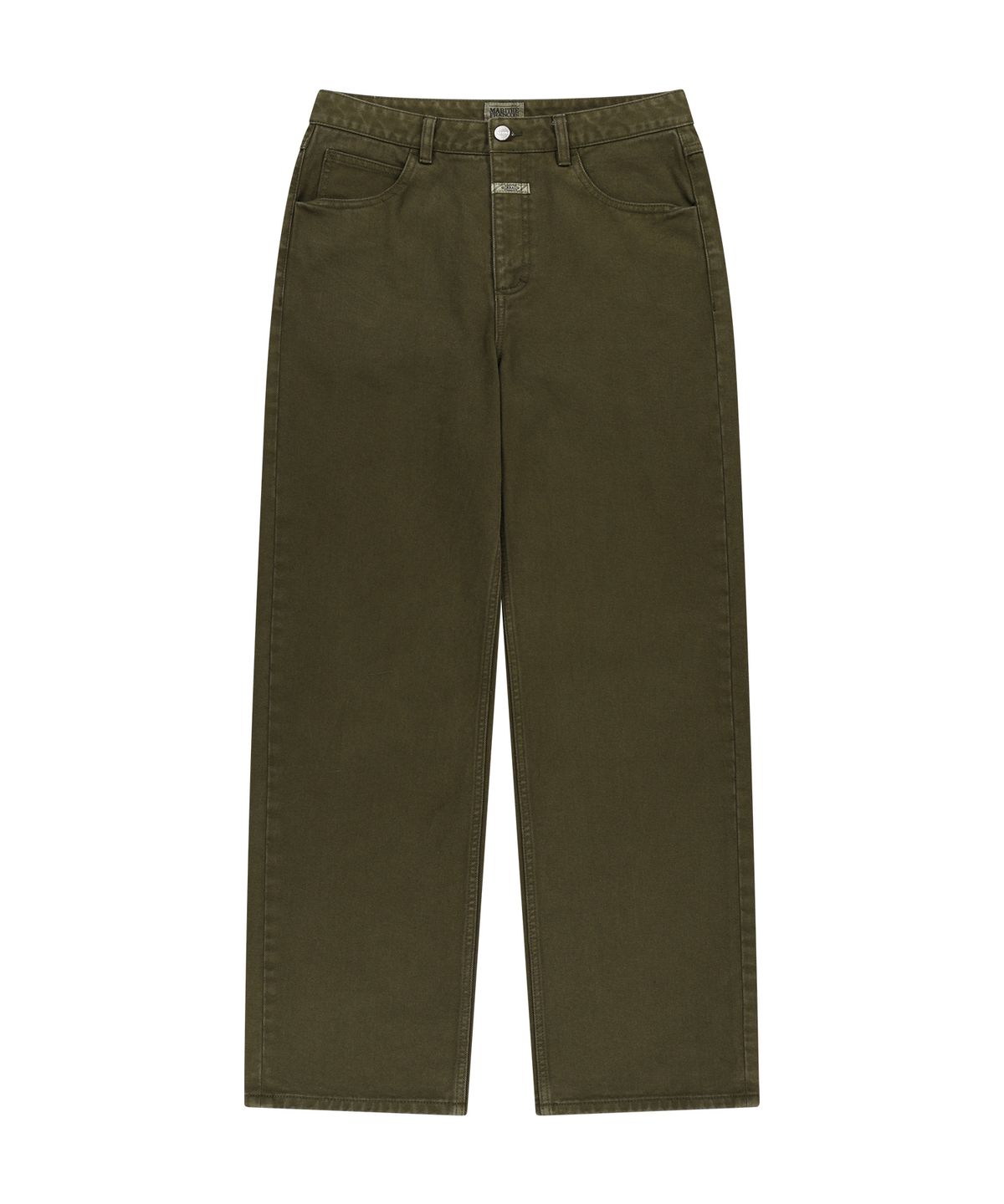마리떼 프랑소와 저버(MARITHÉ + FRANҪOIS GIRBAUD) M SEMI-WIDE DENIM PANTS olive