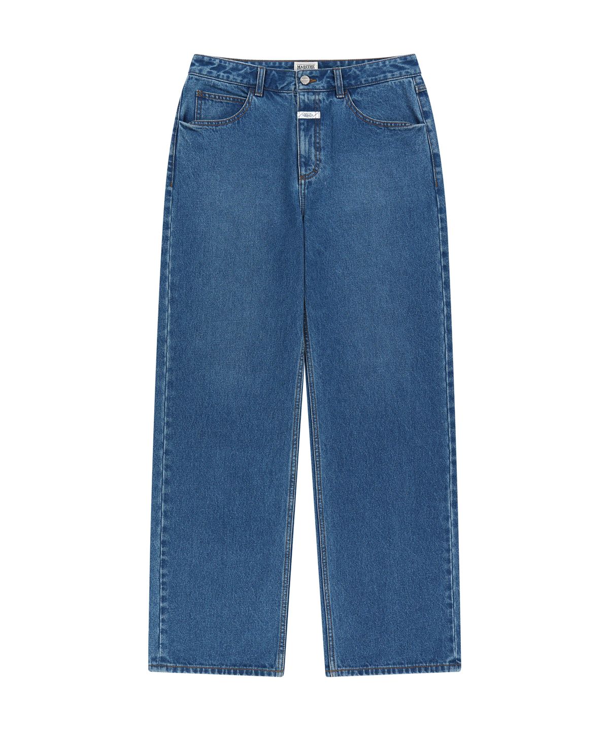 마리떼 프랑소와 저버(MARITHÉ + FRANҪOIS GIRBAUD) M SEMI-WIDE DENIM PANTS blue