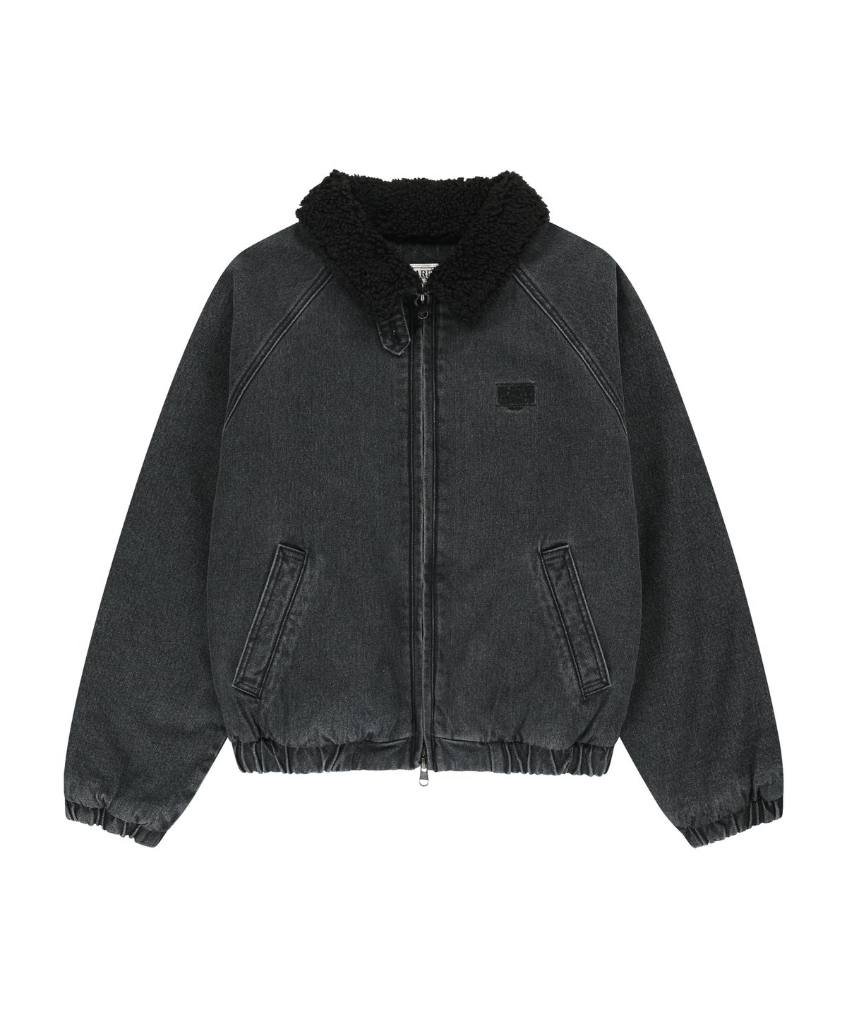 마리떼 프랑소와 저버(MARITHÉ + FRANҪOIS GIRBAUD) W FLEECE CONTRAST DENIM JACKET black