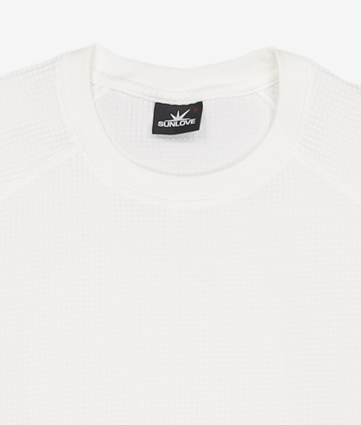 썬러브투어(SUNLOVETOUR) Aero Waffle Raglan Tee White M