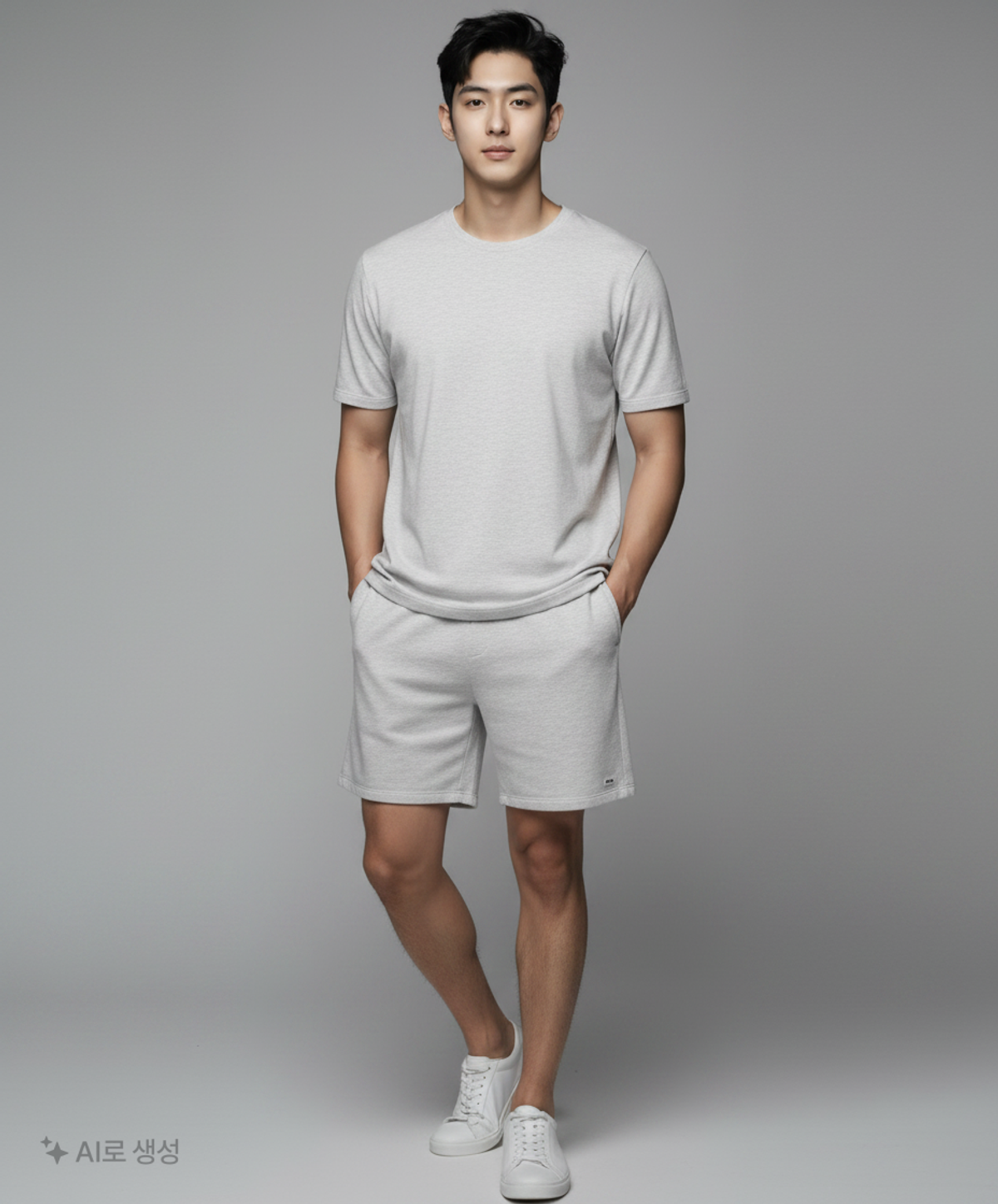 엠엠엘지(MMLG) [Mmlg] MMLG BIG SWEATPANTS (ASH GREY) L
