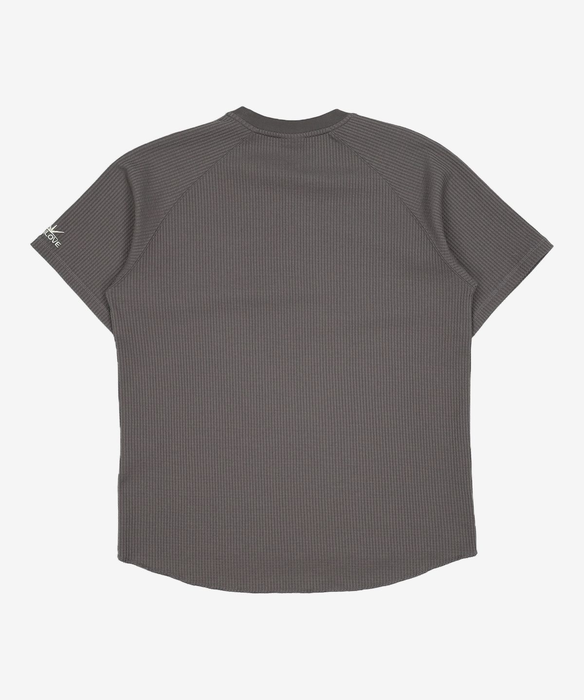 썬러브투어(SUNLOVETOUR) Aero Waffle Raglan Tee Taupe/Blue M