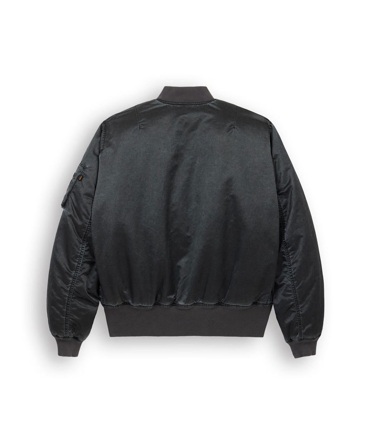 알파 인더스트리(ALPHA INDUSTRIES) MA-1 헤리티지 핏 플라이트 자켓 (배틀워시) 블랙