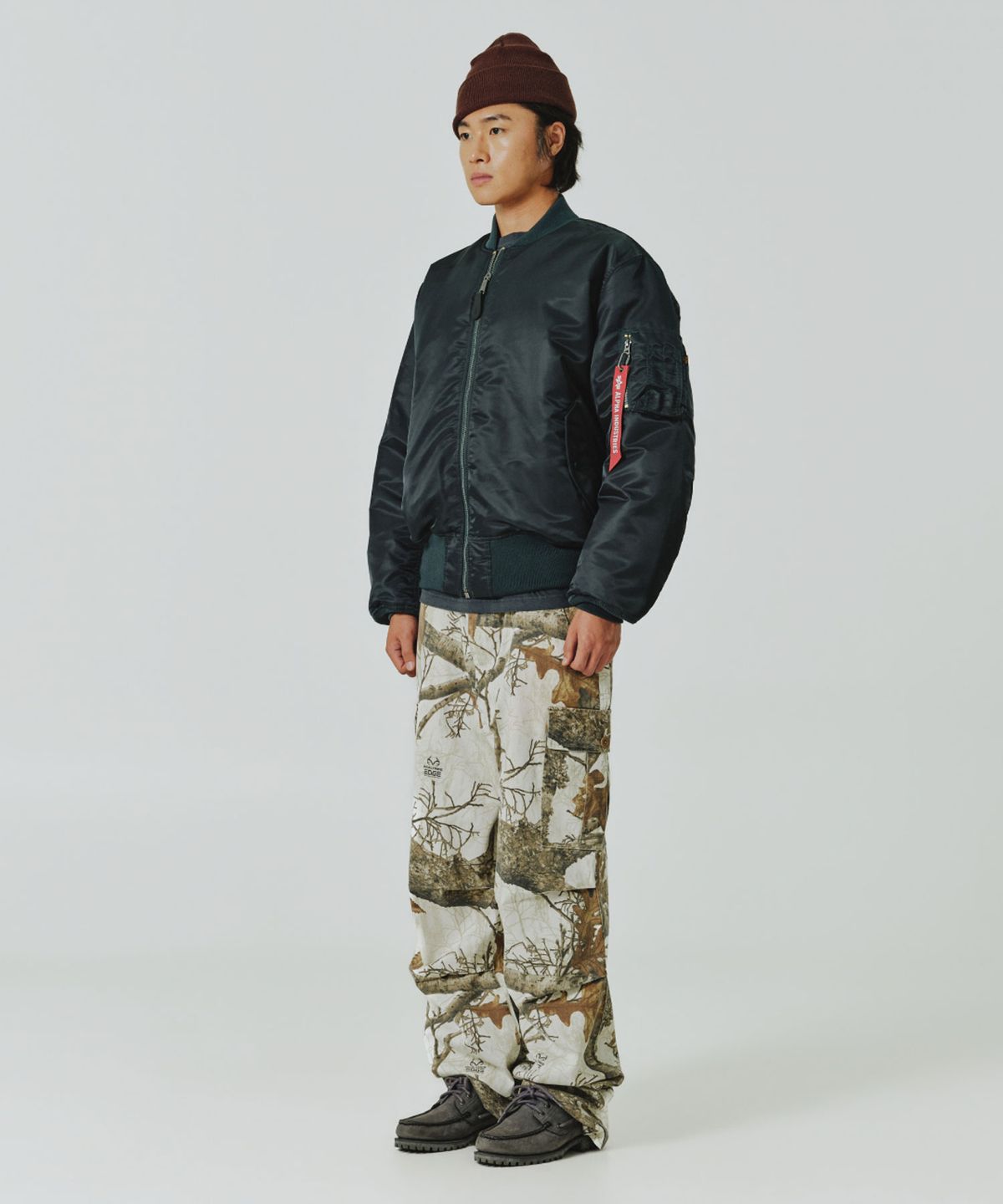 알파 인더스트리(ALPHA INDUSTRIES) MA-1 헤리티지 핏 플라이트 자켓 미드나잇 틸