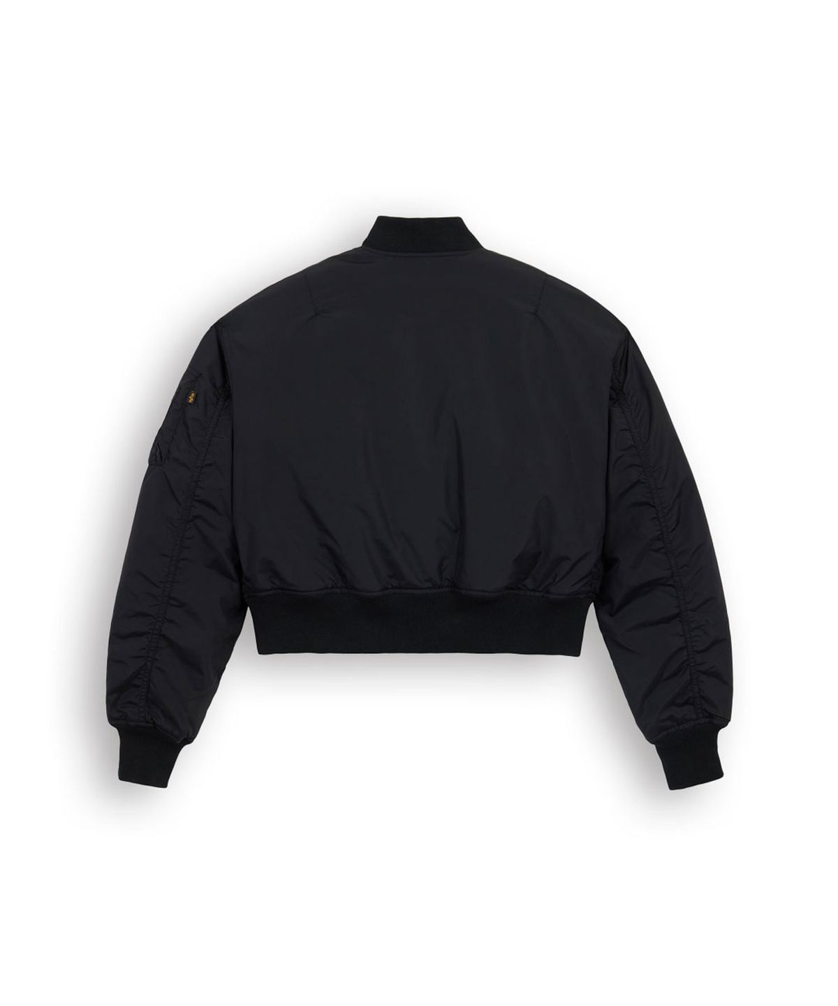 알파 인더스트리(ALPHA INDUSTRIES) MA-1 크롭 플라이트 자켓 W (옥스포드) 블랙