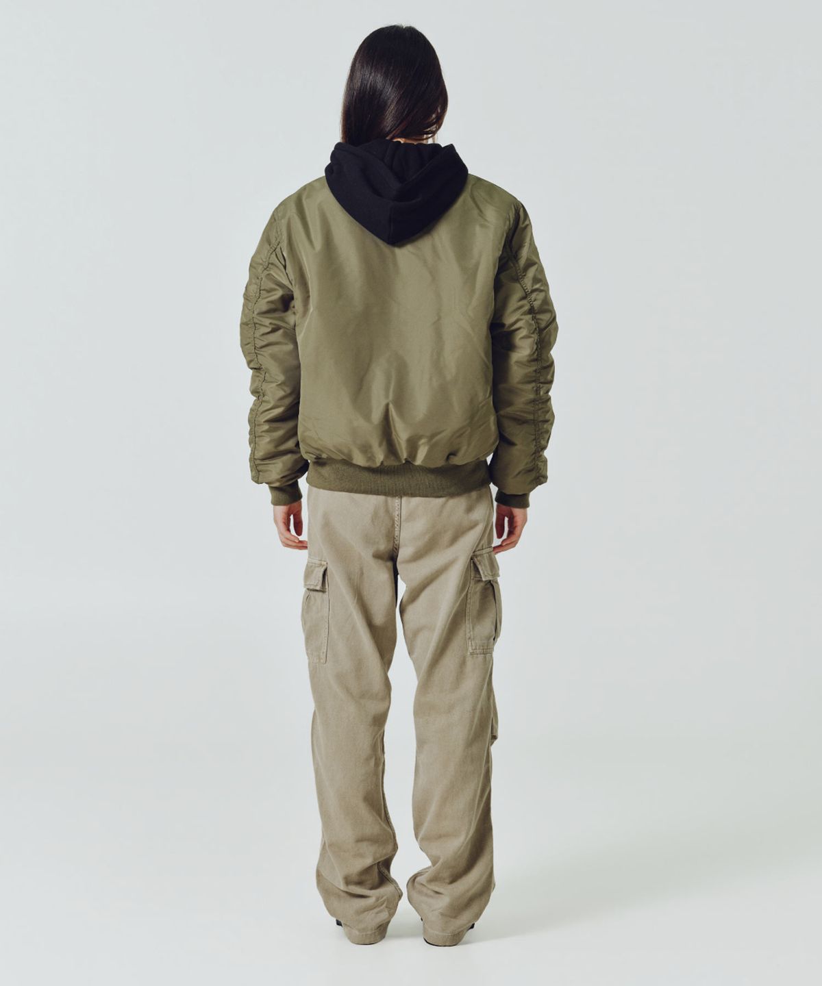 알파 인더스트리(ALPHA INDUSTRIES) CWU 45/P 릴렉스 핏 플라이트 자켓 (옥스포드) OG-107 그린