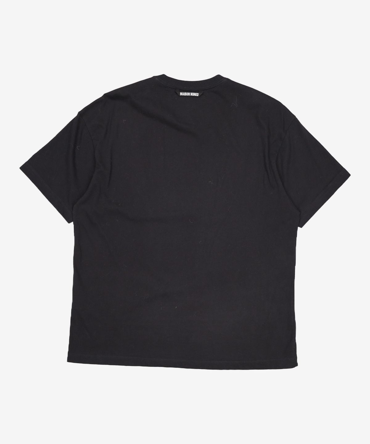 메종미네드(MAISON MINED) BLUR SCREEN HALF T BLACK M