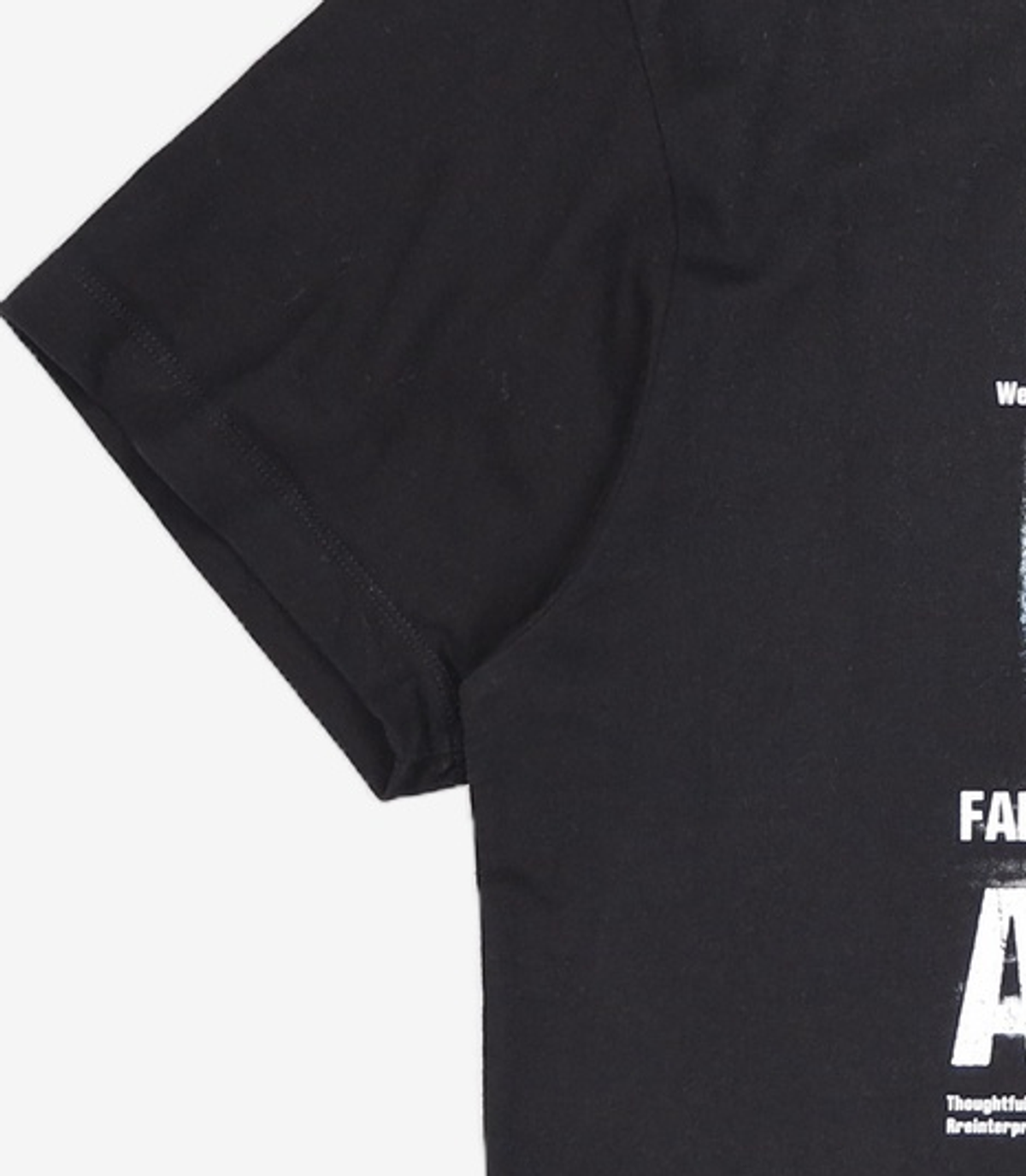 메종미네드(MAISON MINED) BLUR SCREEN HALF T BLACK M