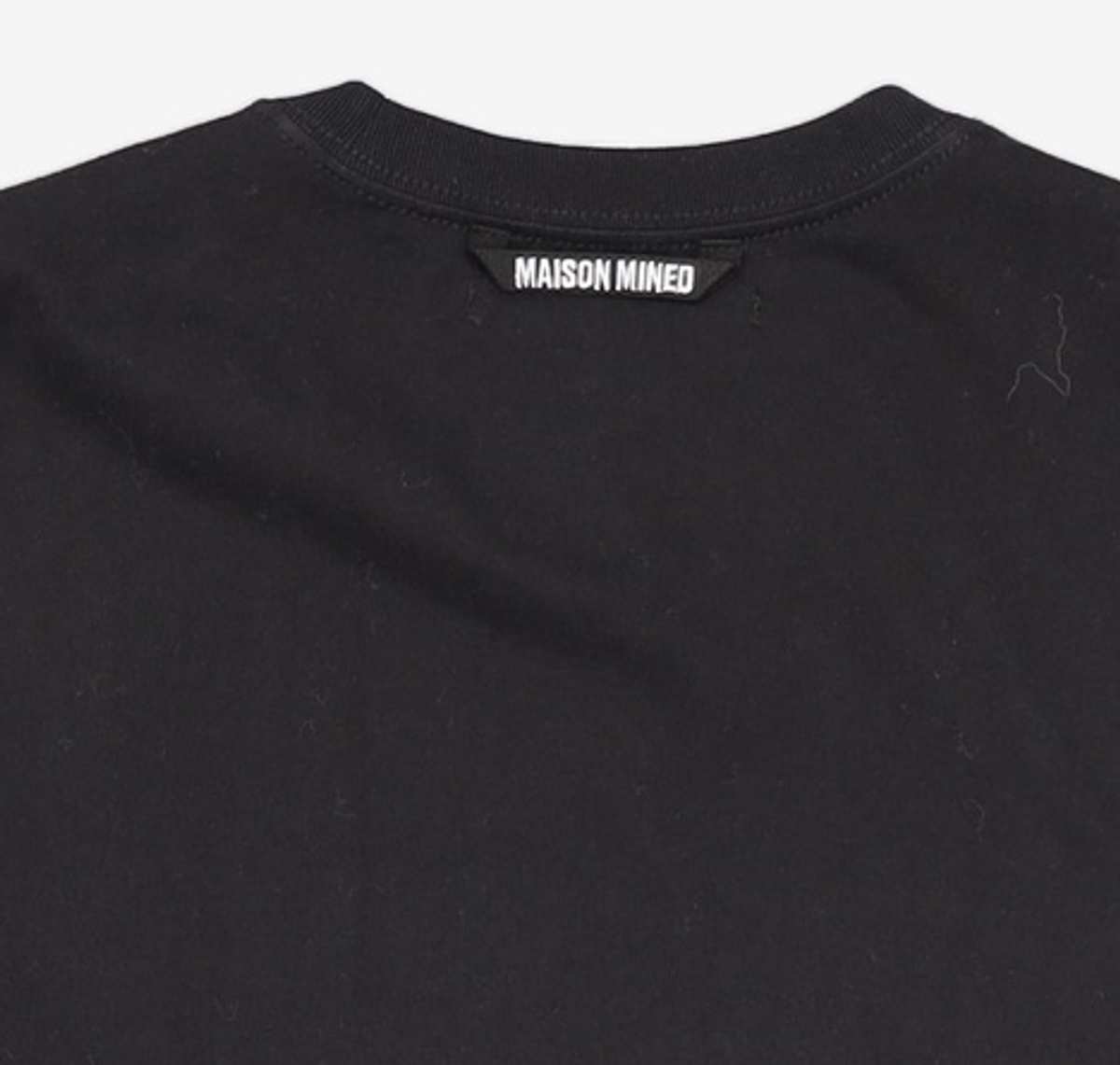 메종미네드(MAISON MINED) BLUR SCREEN HALF T BLACK M