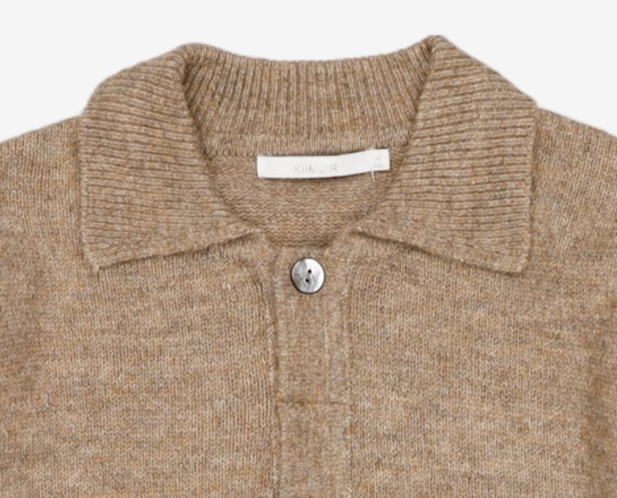 키뮤어(KIIMUIR) (6 COLOR) 소프트 울(WOOL) 카라 니트 M
