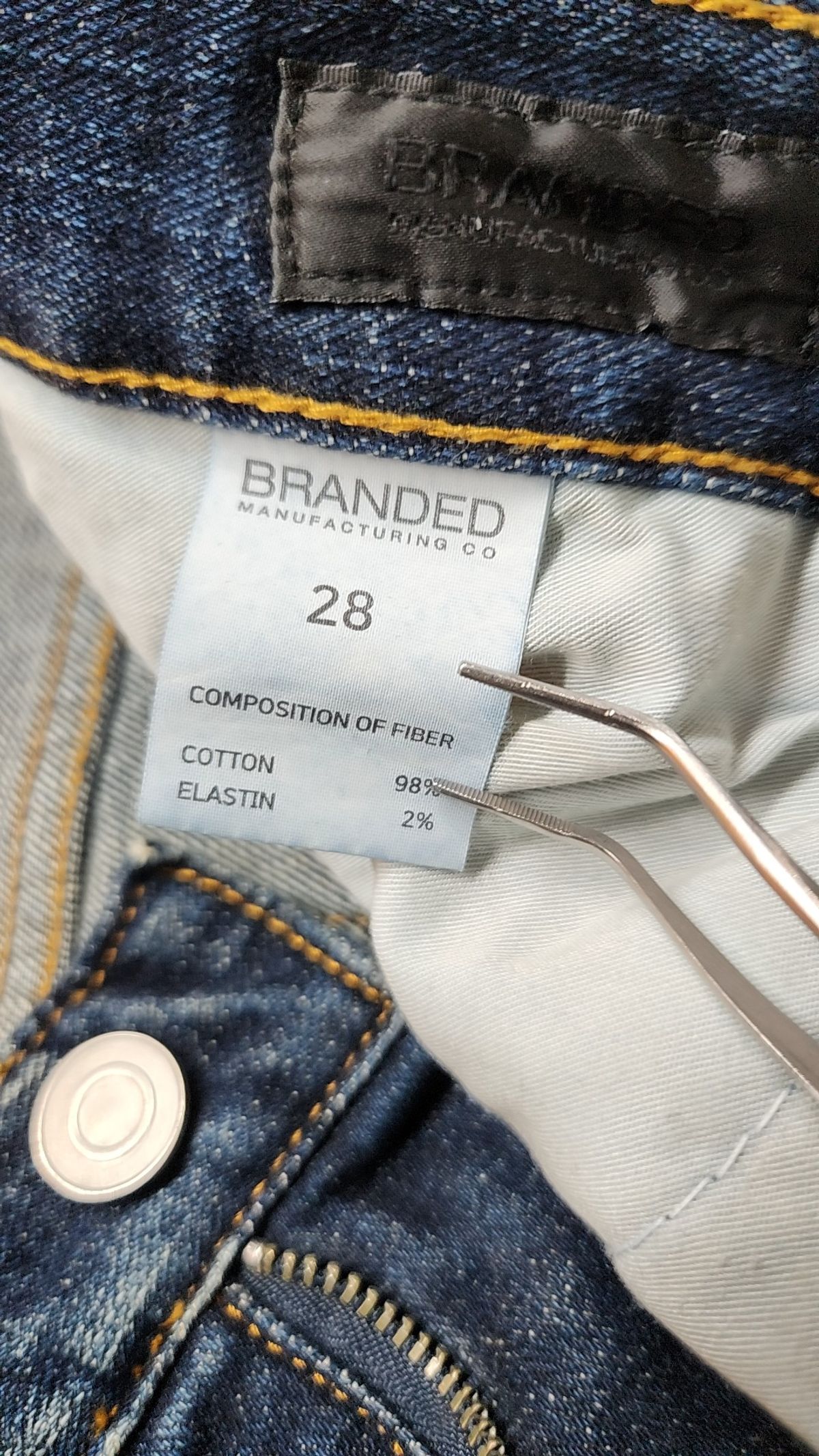 브랜디드(BRANDED) 청/데님 팬츠 28
