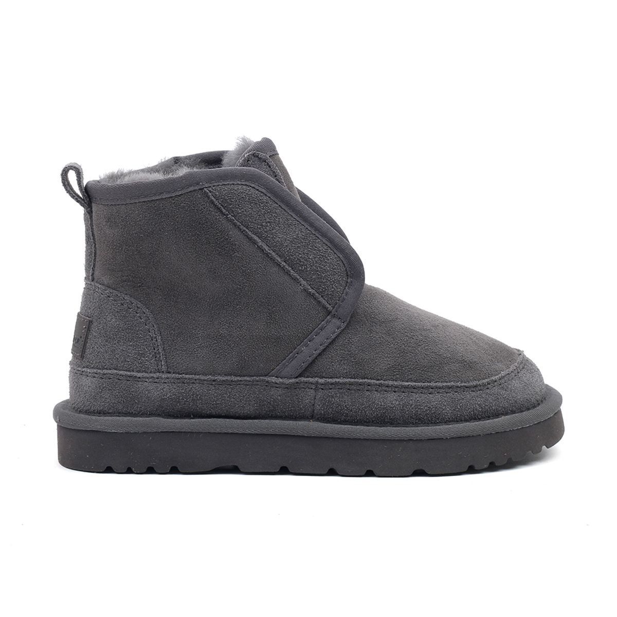 오즈어그웨어(OZ UGG WEAR) 벨크로 미니 부츠 그레이