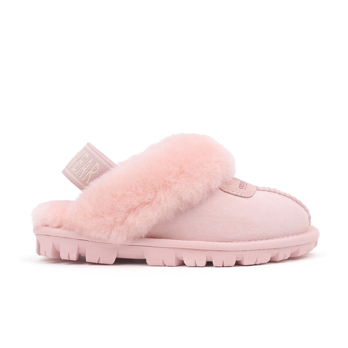 오즈어그웨어(OZ UGG WEAR) 코케트 슬리퍼 엘라스틱 백스트랩 핑크