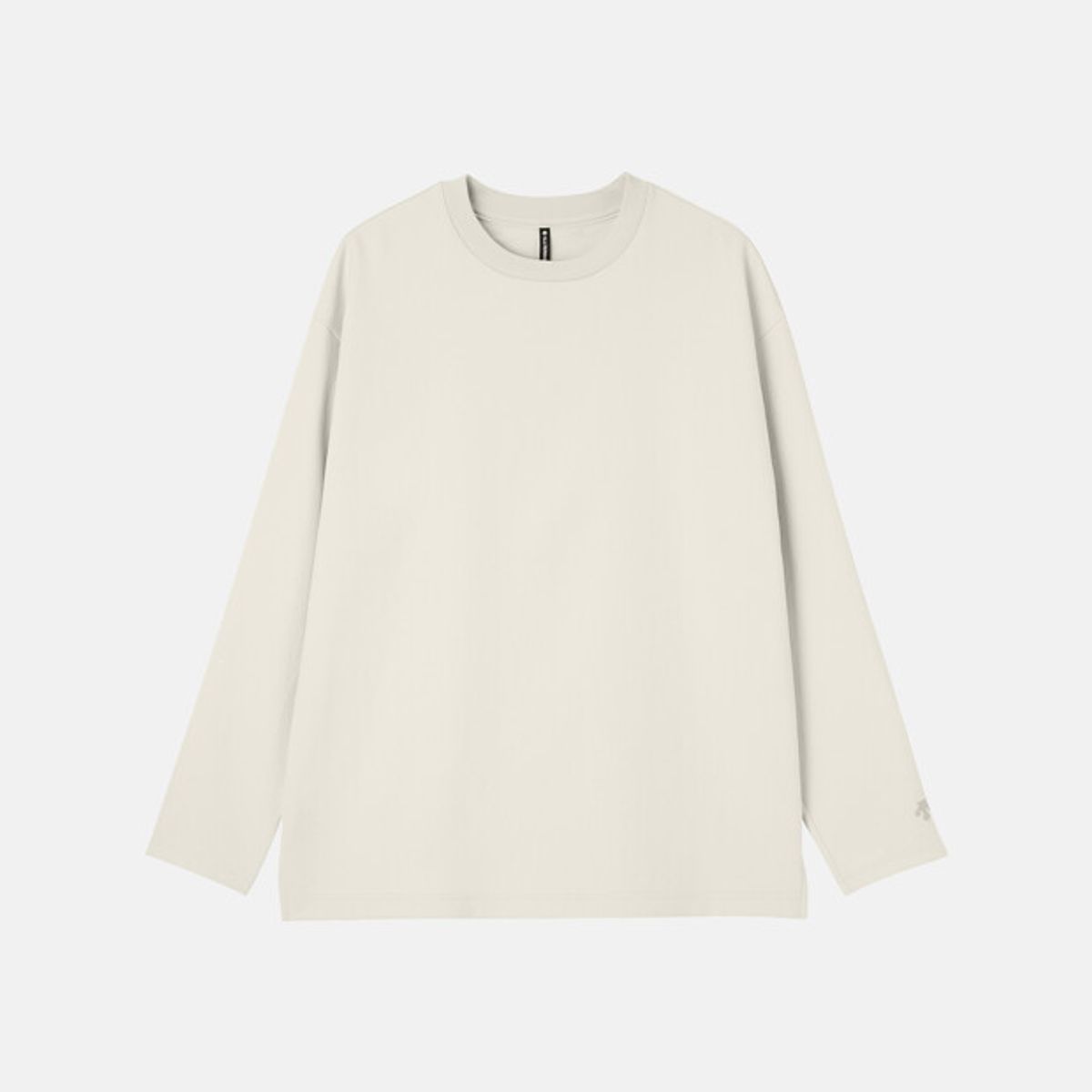 데상트(DESCENTE) [ALLTERRAIN I/O] STRETCH TWILL LONG SLEEVE T-SHIRT 화이트 SR311KTL71
