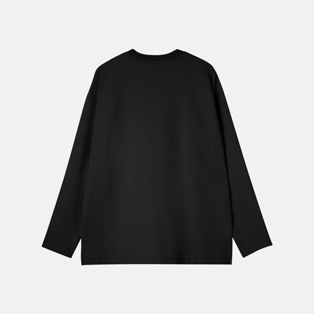 데상트(DESCENTE) [ALLTERRAIN I/O] STRETCH TWILL LONG SLEEVE T-SHIRT 블랙 SR311KTL71