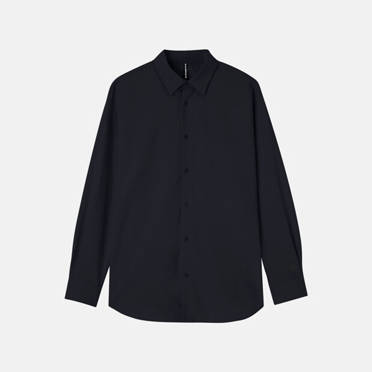 데상트(DESCENTE) [ALLTERRAIN I/O] SOLOTEX LONG SLEEVE COLLAR SHIRT 네이비 SR311KSR71