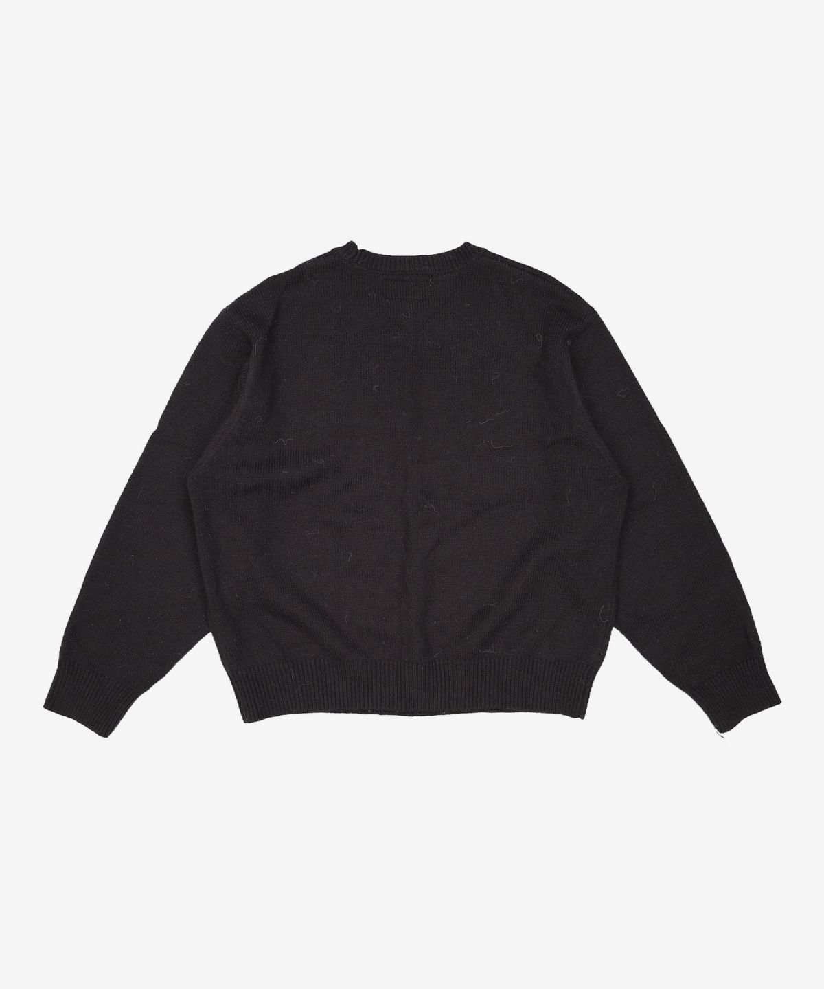 에이카화이트(AECA) AECA BIG LOGO WOOL KNIT-M/BROWN M