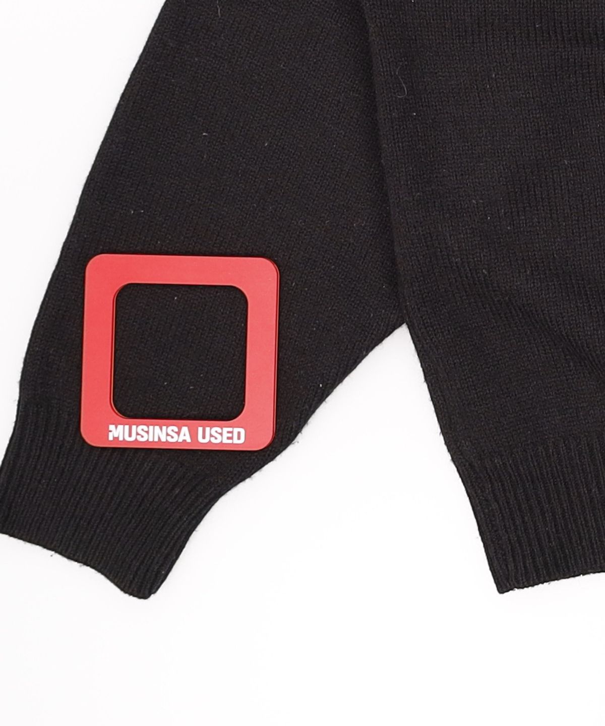 에이카화이트(AECA) AECA BIG LOGO WOOL KNIT-M/BROWN M