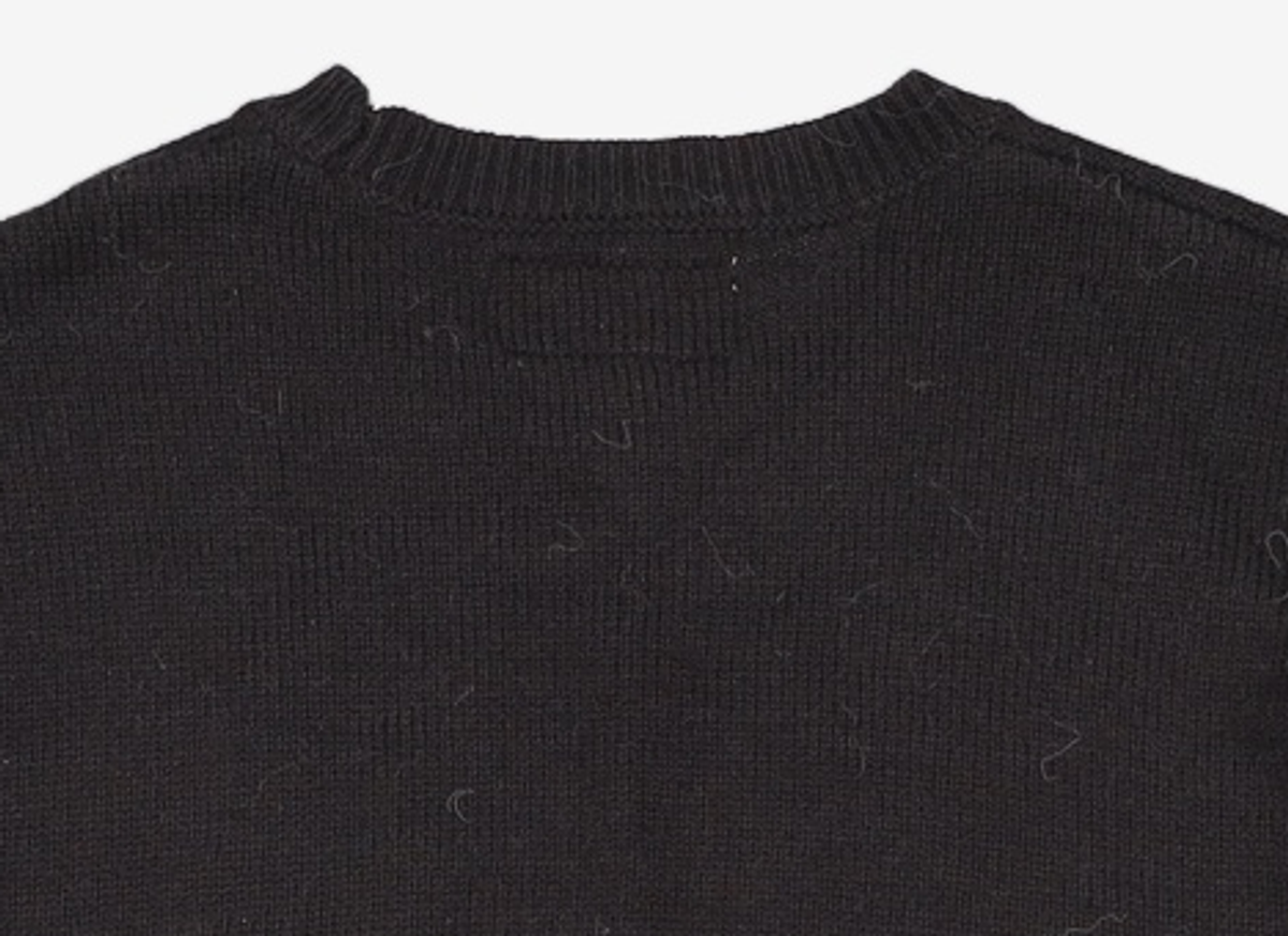 에이카화이트(AECA) AECA BIG LOGO WOOL KNIT-M/BROWN M