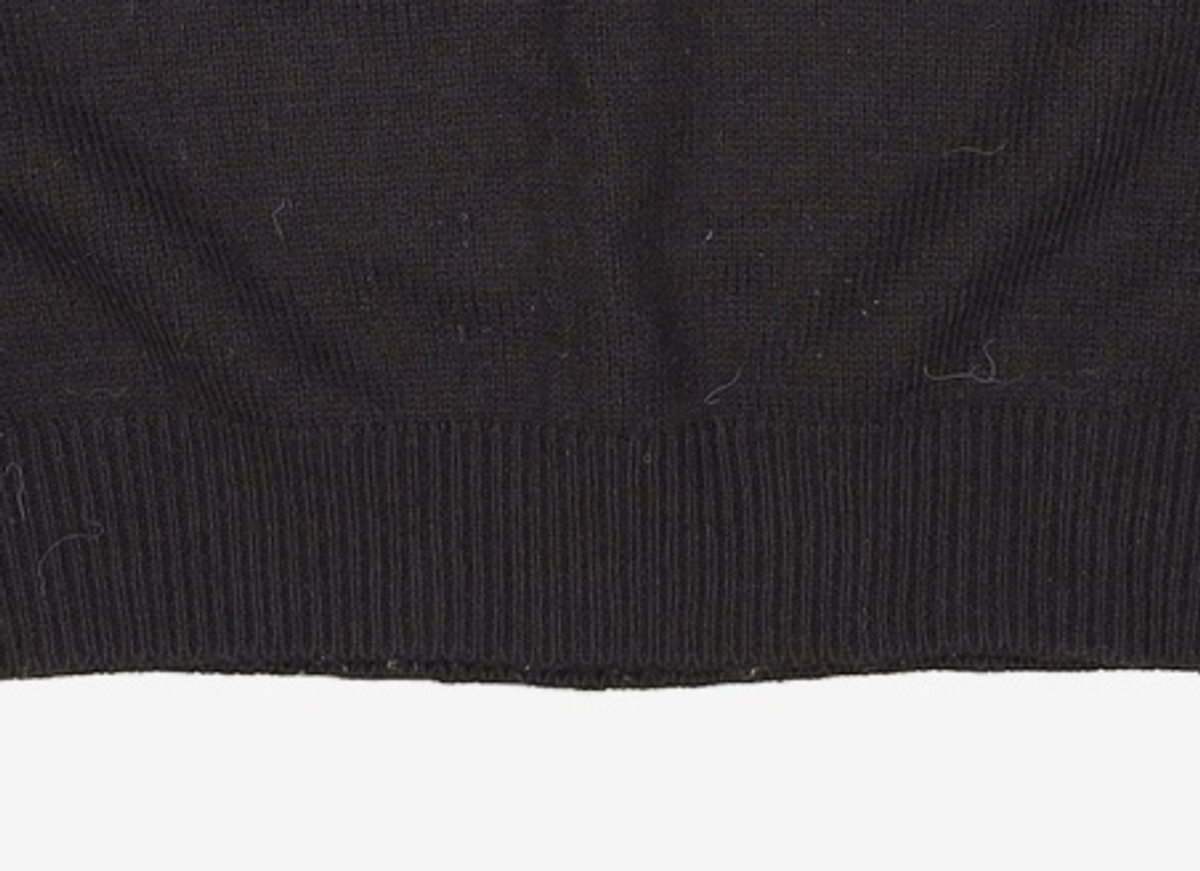 에이카화이트(AECA) AECA BIG LOGO WOOL KNIT-M/BROWN M
