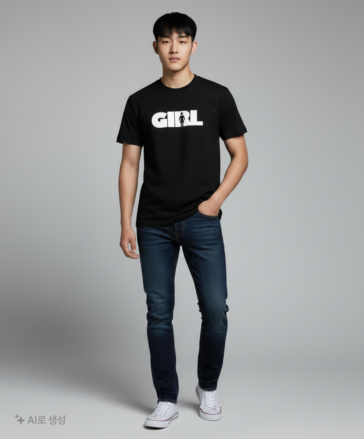 걸스케이트보드(GIRLSKATEBOARDS) 반소매 티셔츠 L