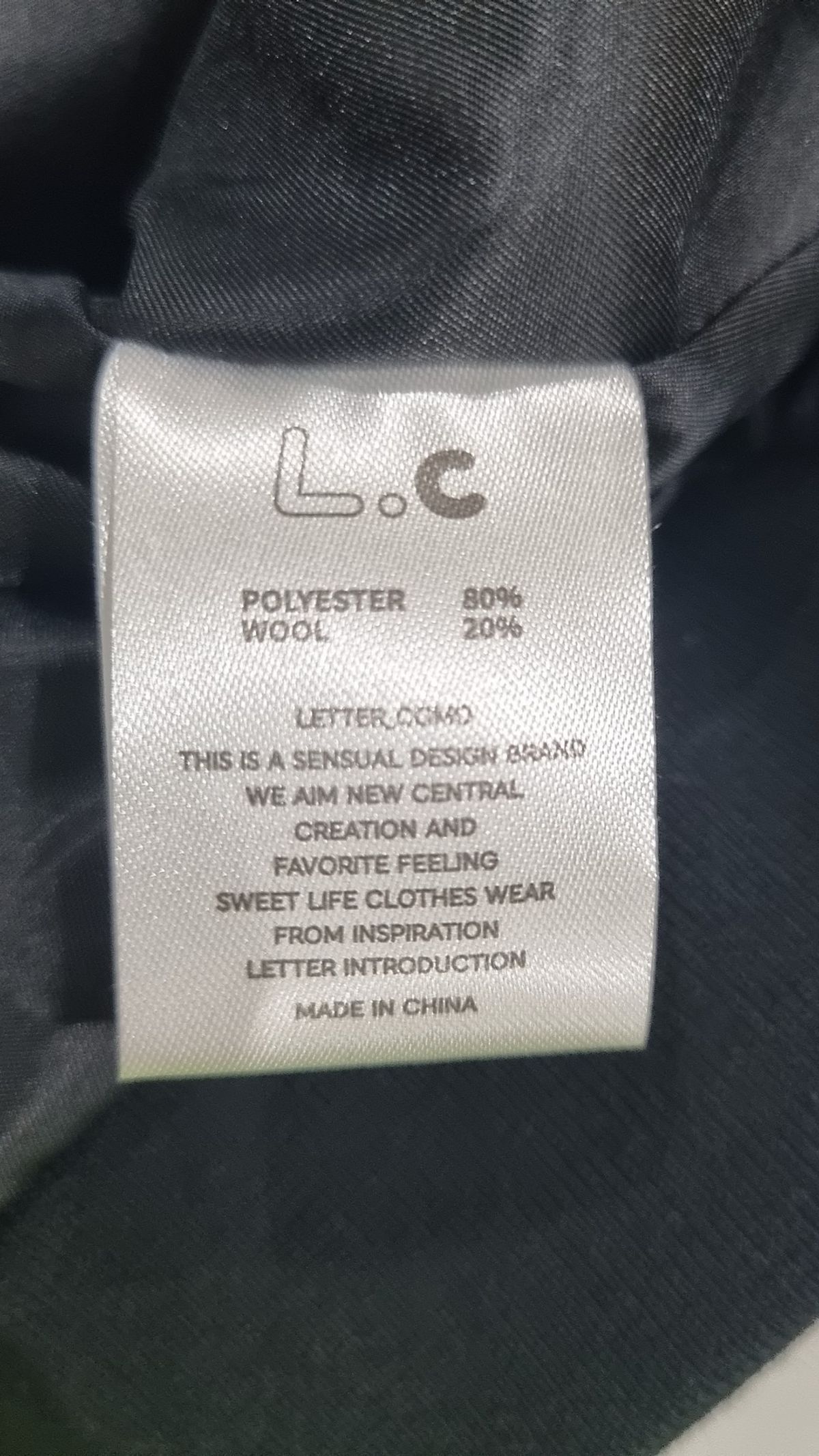 레테르코모(LETTERCOMO) 스타디움 재킷 L