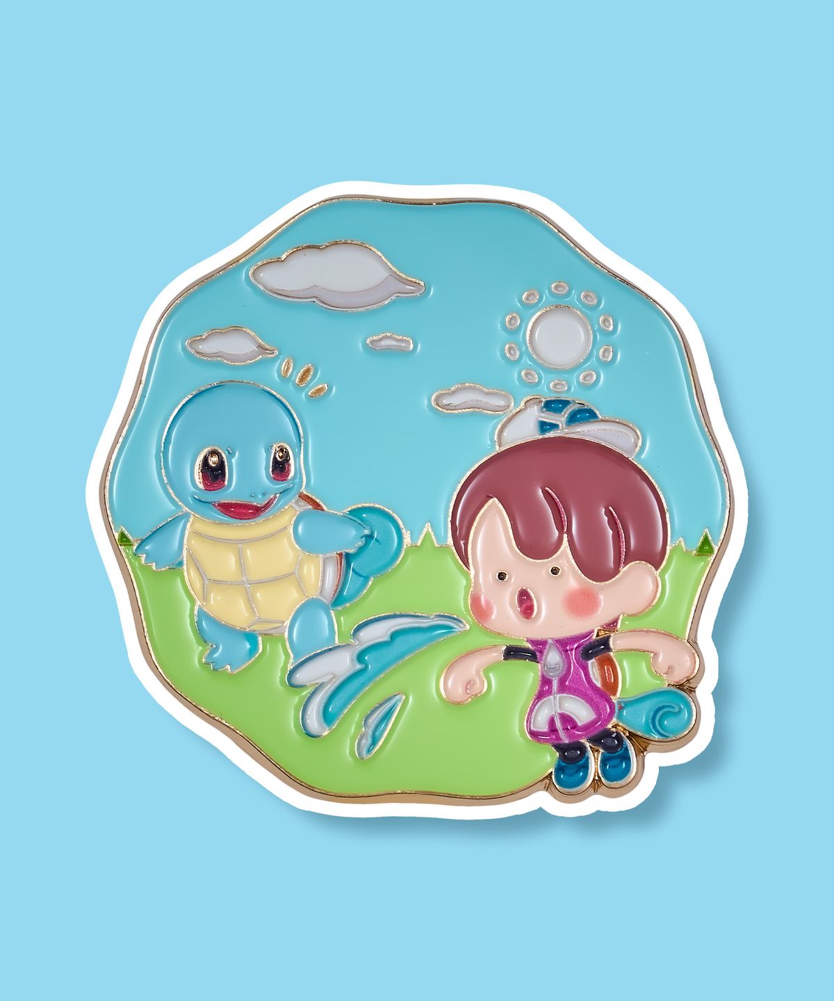포켓몬 포코피아(POKÉMON POKOPIA) 메탈 핀뱃지(10종 랜덤)